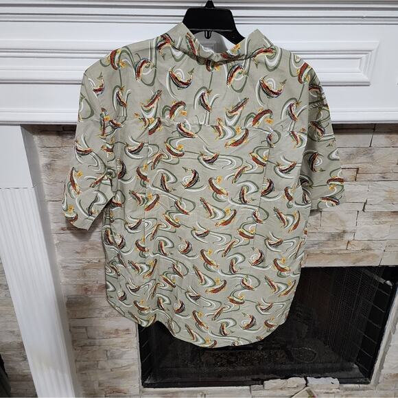 Scandia Woods fishing button down men's shirt size XL NEW - Picture 2 of 4
